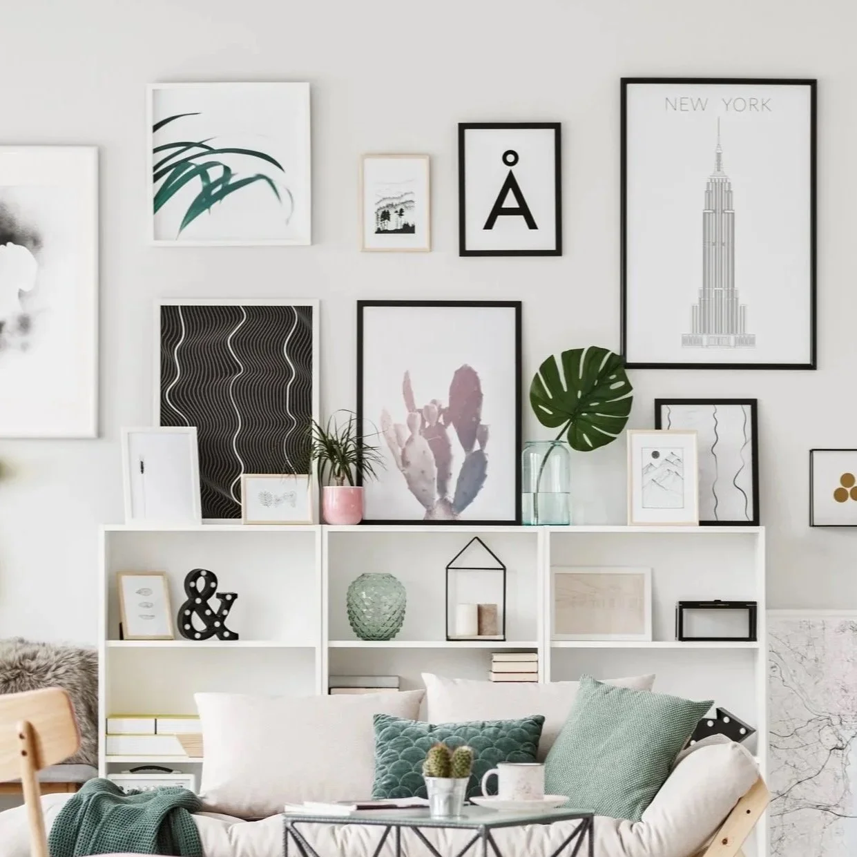 9 prachtige foto collage muur ideeën