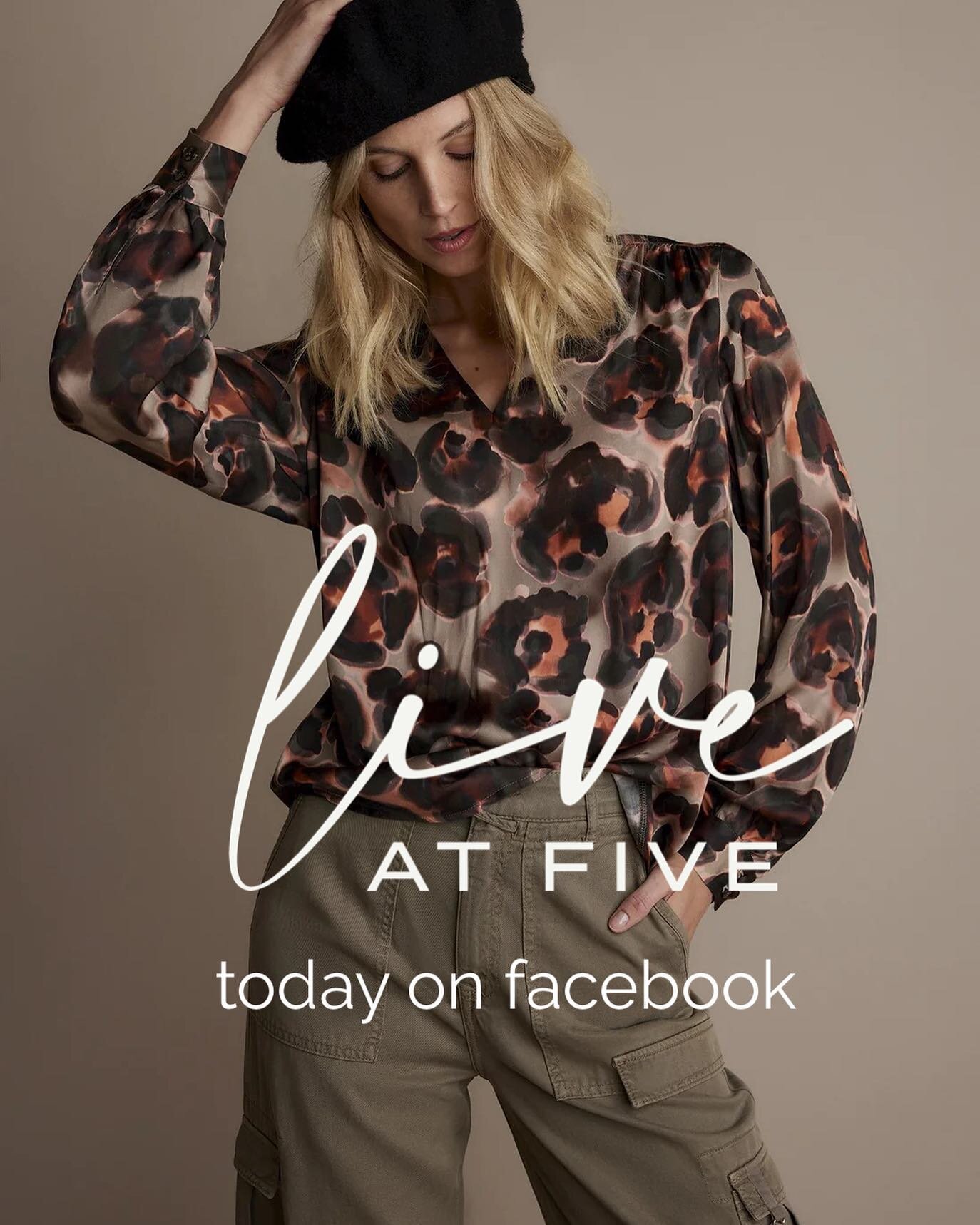 Don&rsquo;t miss our Live at Five today on facebook. New arrivals from @summumwoman and a sprinkle of what holiday looks like. Tis the season girls.

#dressingroomcoach 
#shopvestas 
#lookgoodfeelgood 
#fashion 
#style 
#newarrivals