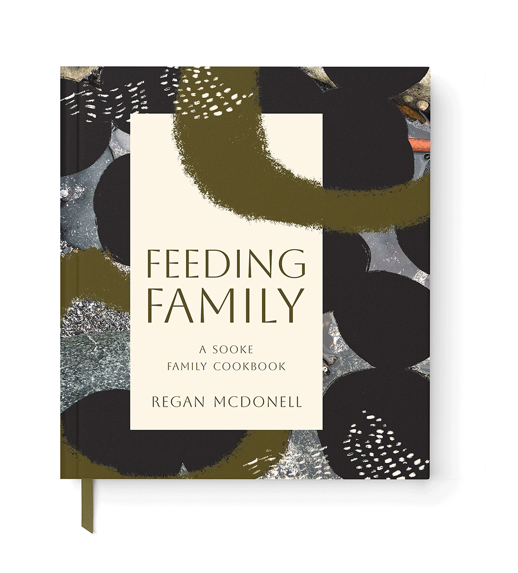 Alternating cover options for Feeding Family a Sooke family cookbook