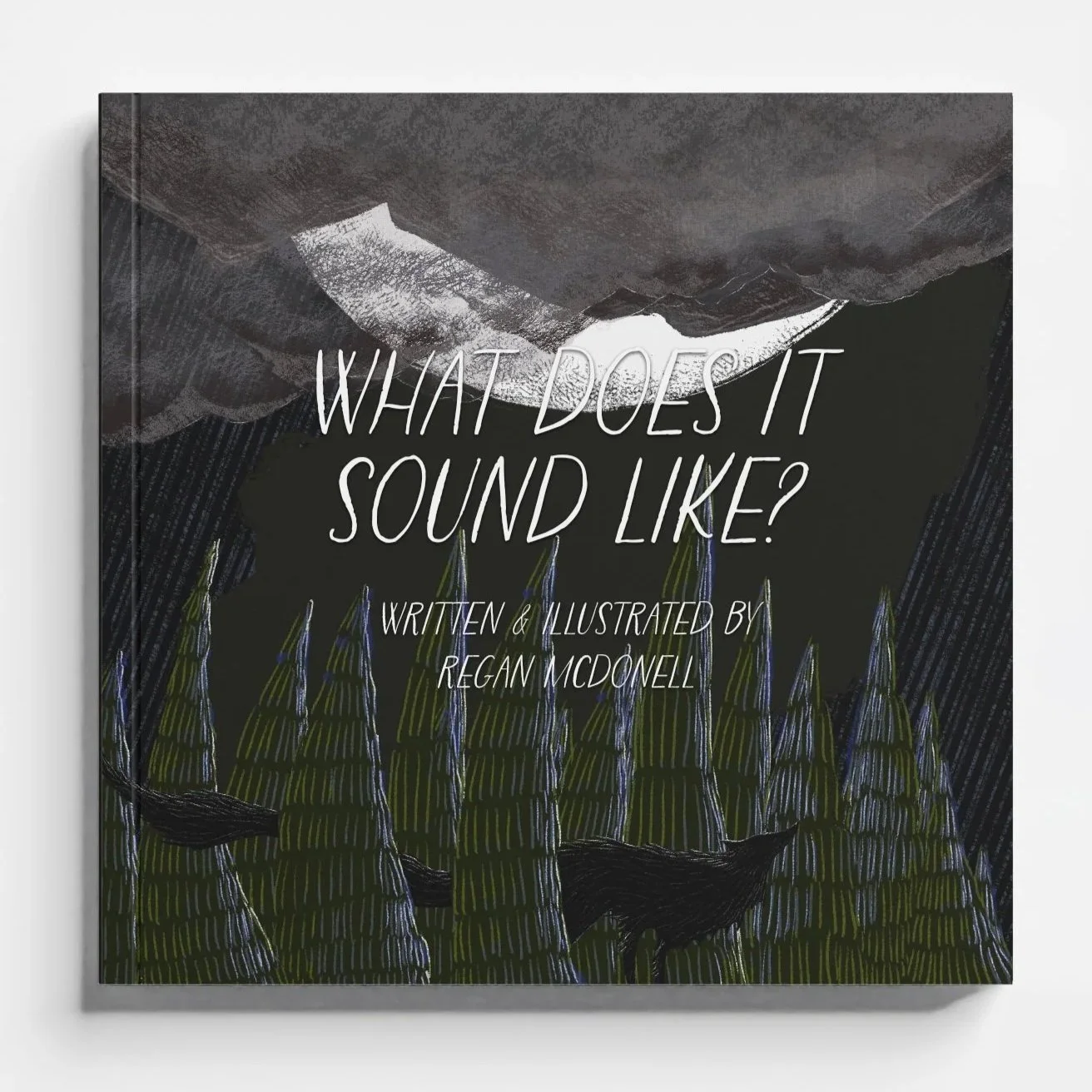 Cover image of illustrated book, What Does It Sound Like.