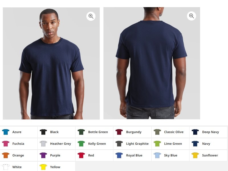 2026 Cotton T-Shirt with black option FotL SS12