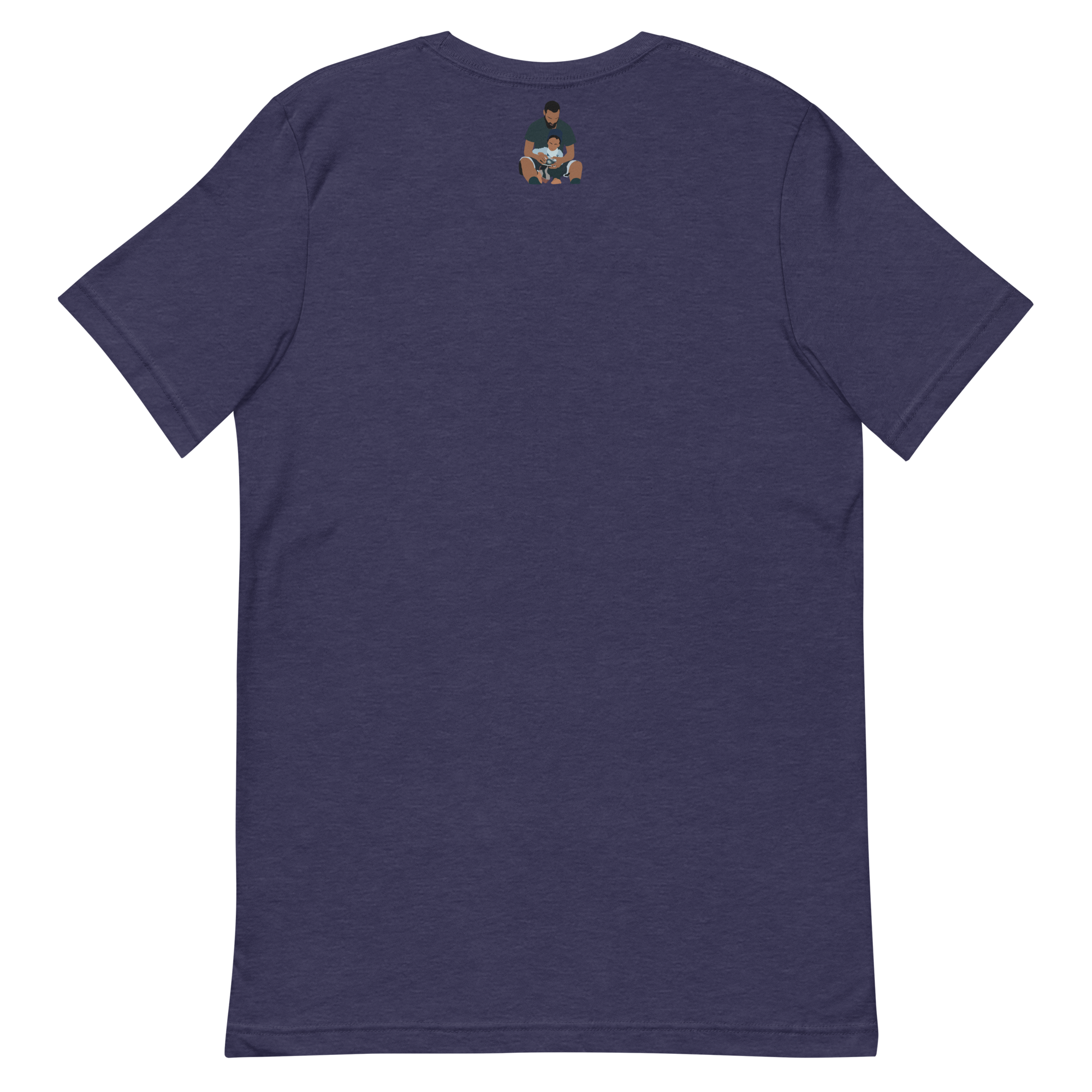 unisex-staple-t-shirt-heather-midnight-navy-back-694dd6d3846fd.png