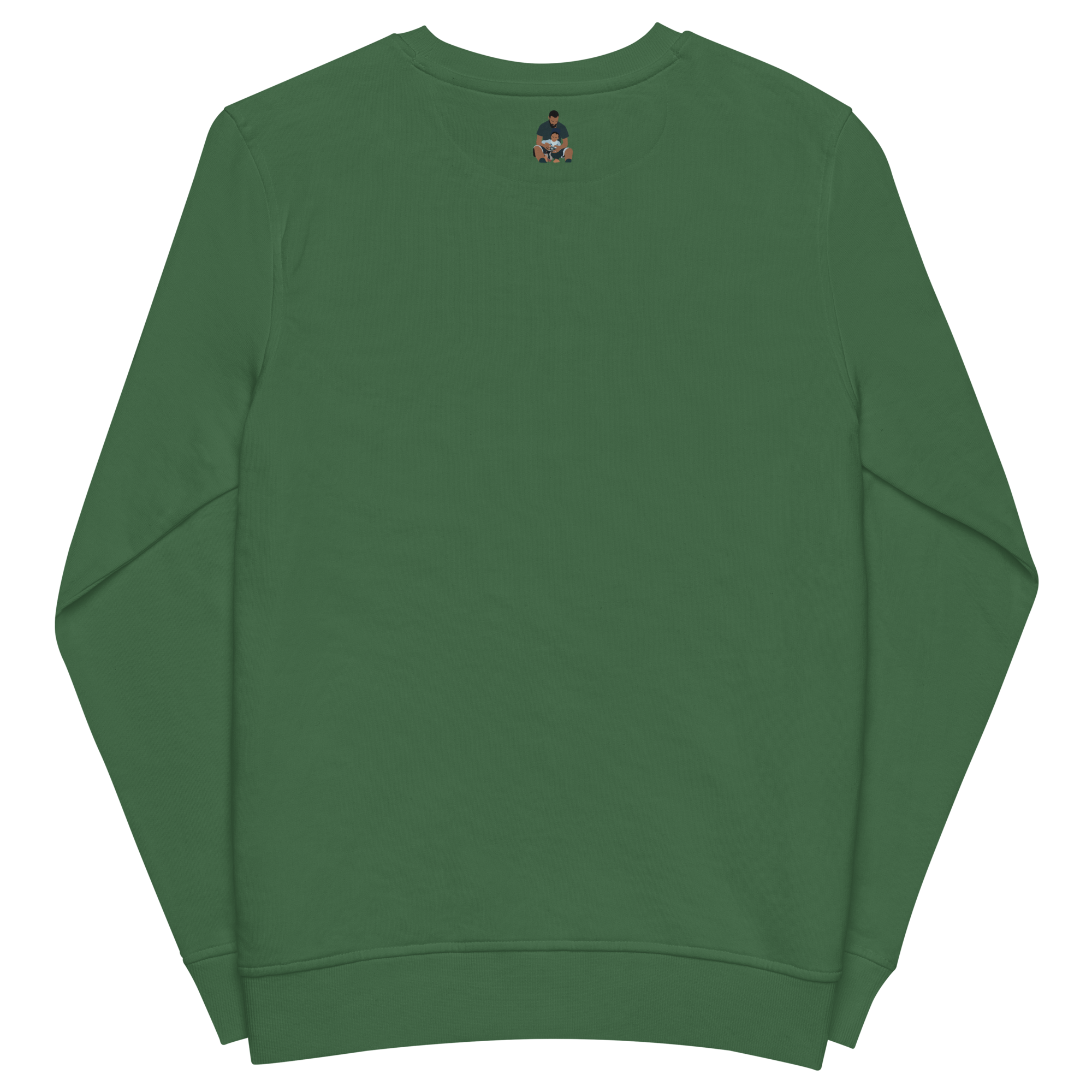 unisex-organic-sweatshirt-bottle-green-back-694dd8de46998.png