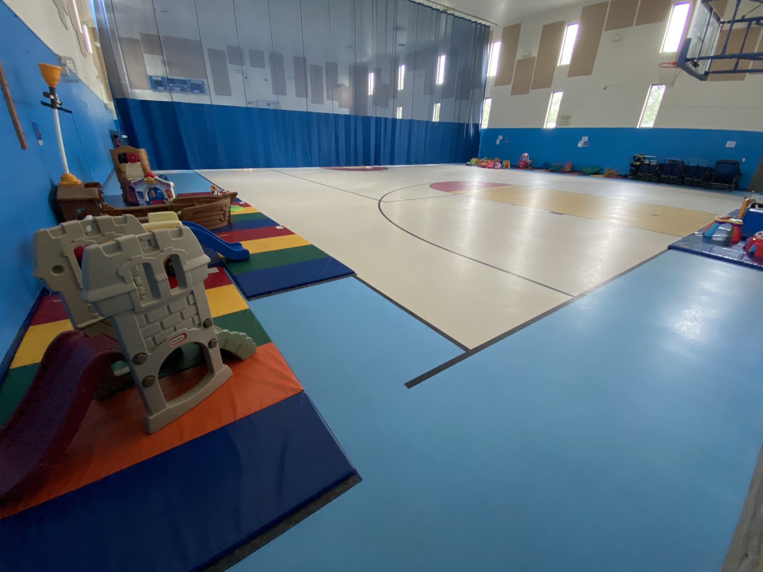 Your child will have scheduled time with children their own age