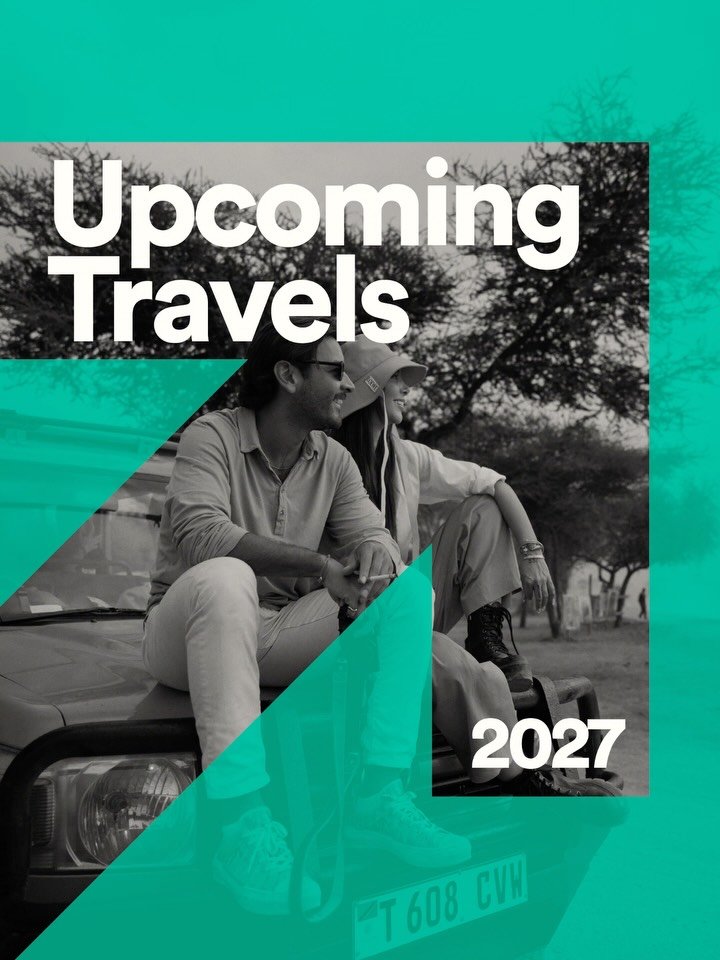 UPCOMING TRAVELS 2027
Explore the calendar. Choose your next chapter.

🏂Alpine SnowCamp | March 3-13

🇫🇮Finland Expedition | March 20-28 (Holy Week)

🦋Tomorrowland | July 22-26

🇰🇷🇯🇵Korea x Japan Hosted Trip | September 13-27

🇹🇿Africa Expe