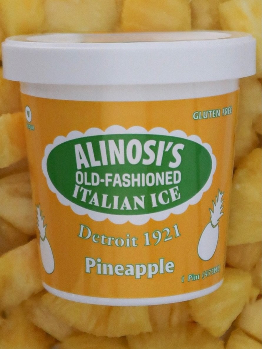 Another refreshing favorite for the warm days ahead 🍍☀️

Alinosi&rsquo;s Old-Fashioned Pineapple Italian Ice is bright, juicy and full of tropical flavor. Made with real fruit, it delivers the perfect balance of sweetness and refreshing freshness in