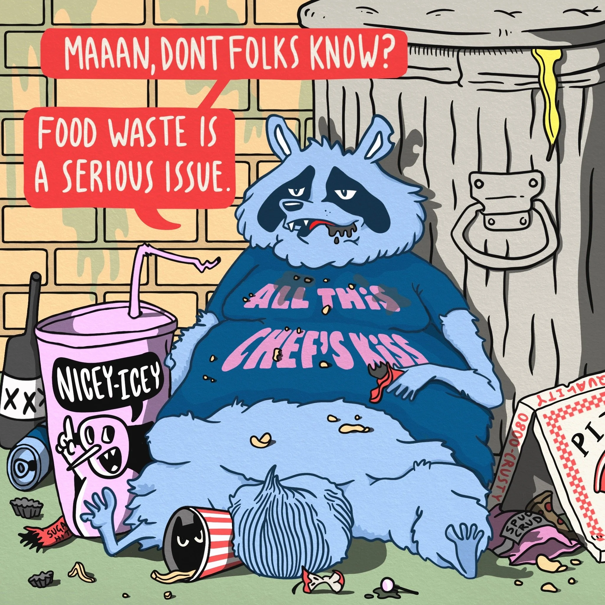 Environmentally Aware Trash Panda