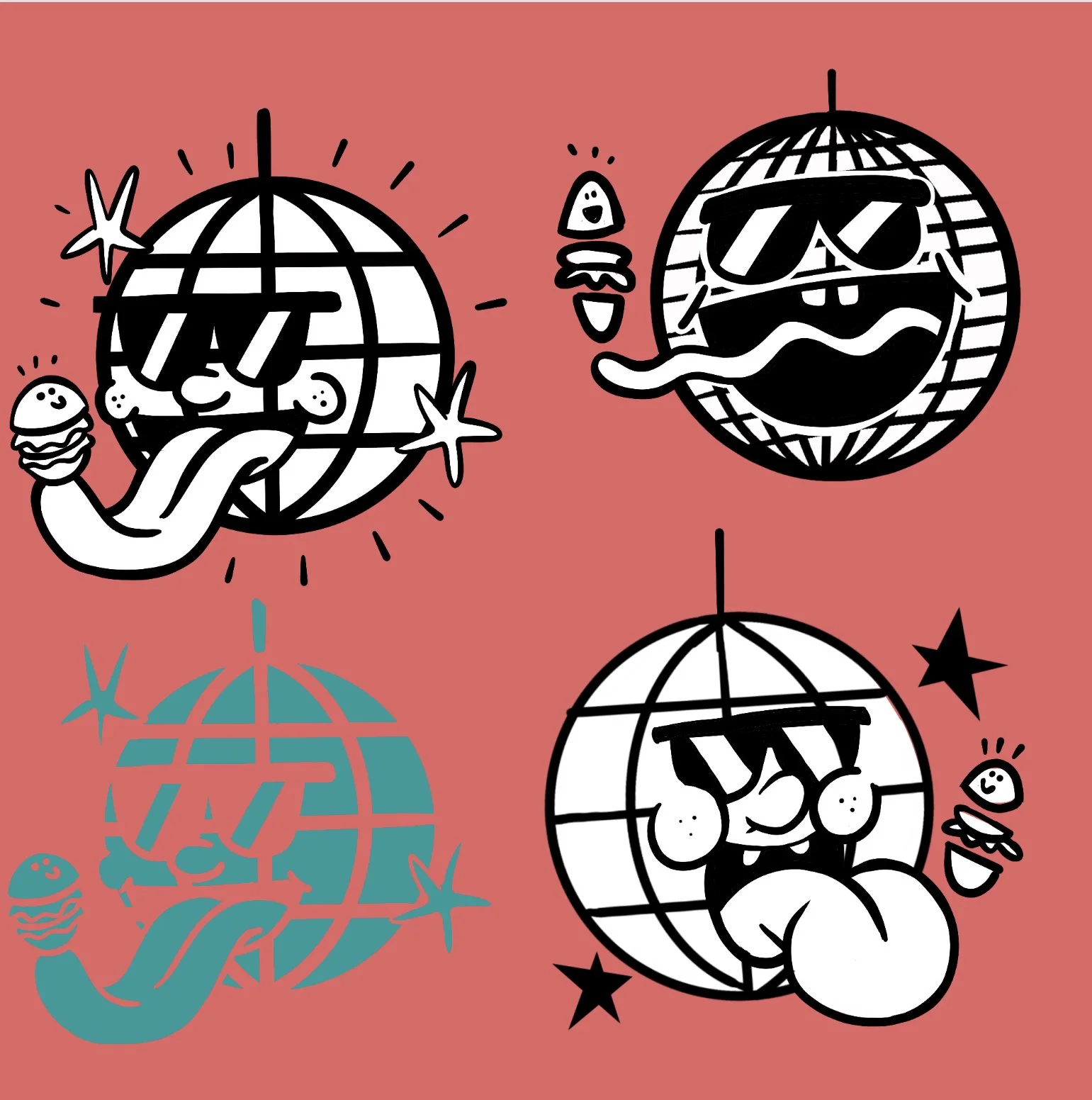 A few Disco Head variations