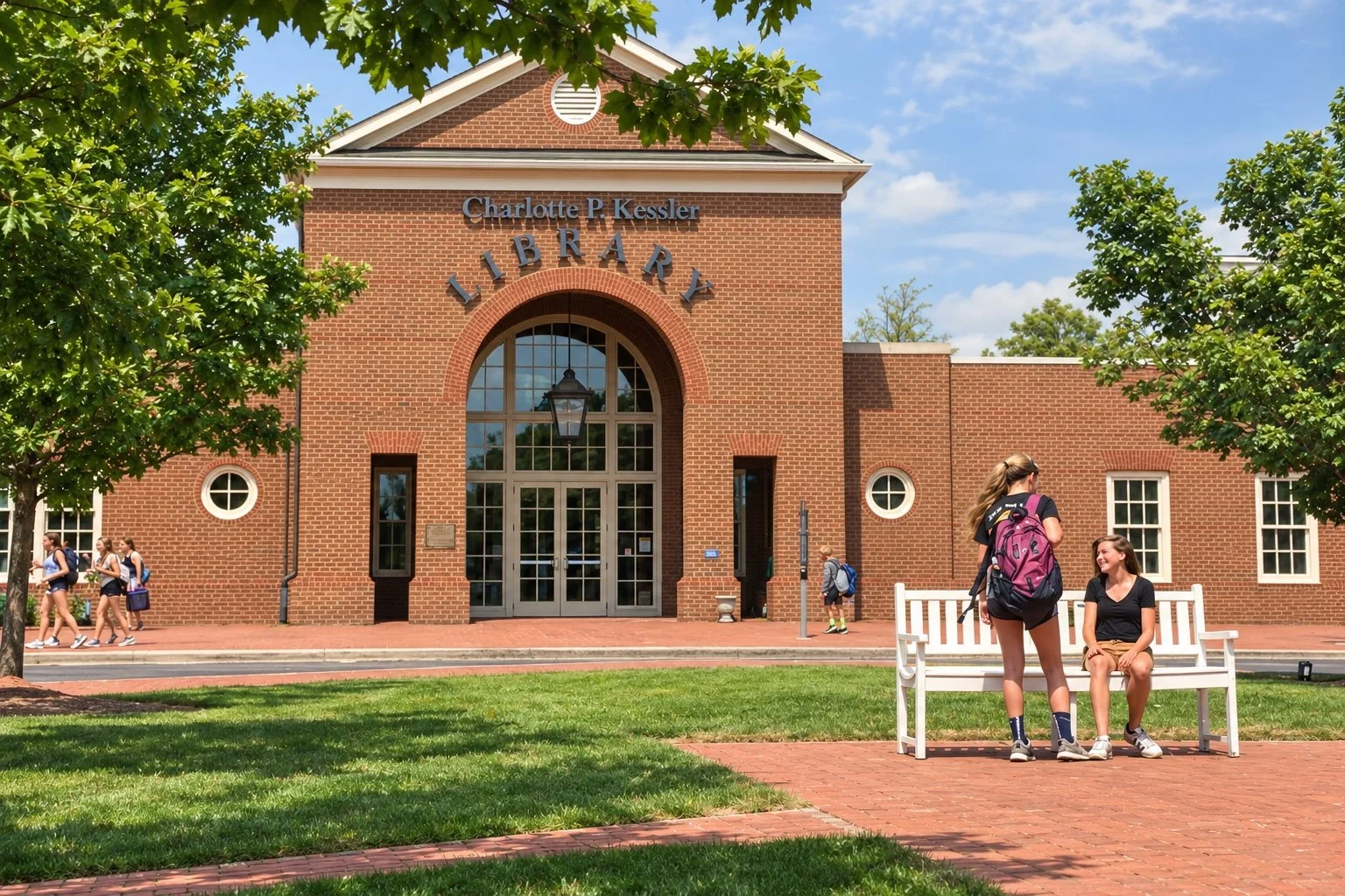 The Charlotte P. Kessler Library at Market Square in New Albany.