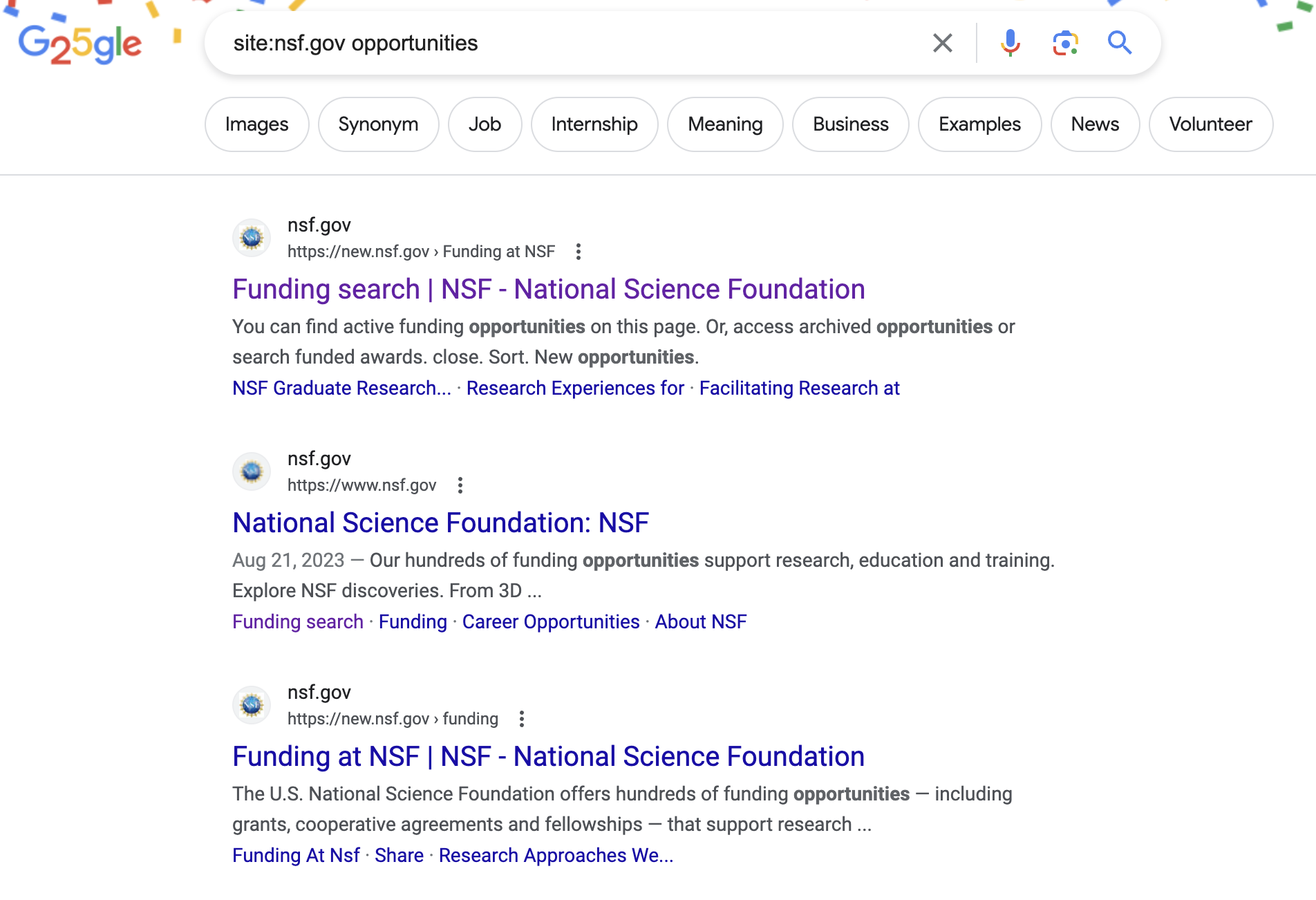 Searching for Grant Opportunities Using Google — Peak Proposals