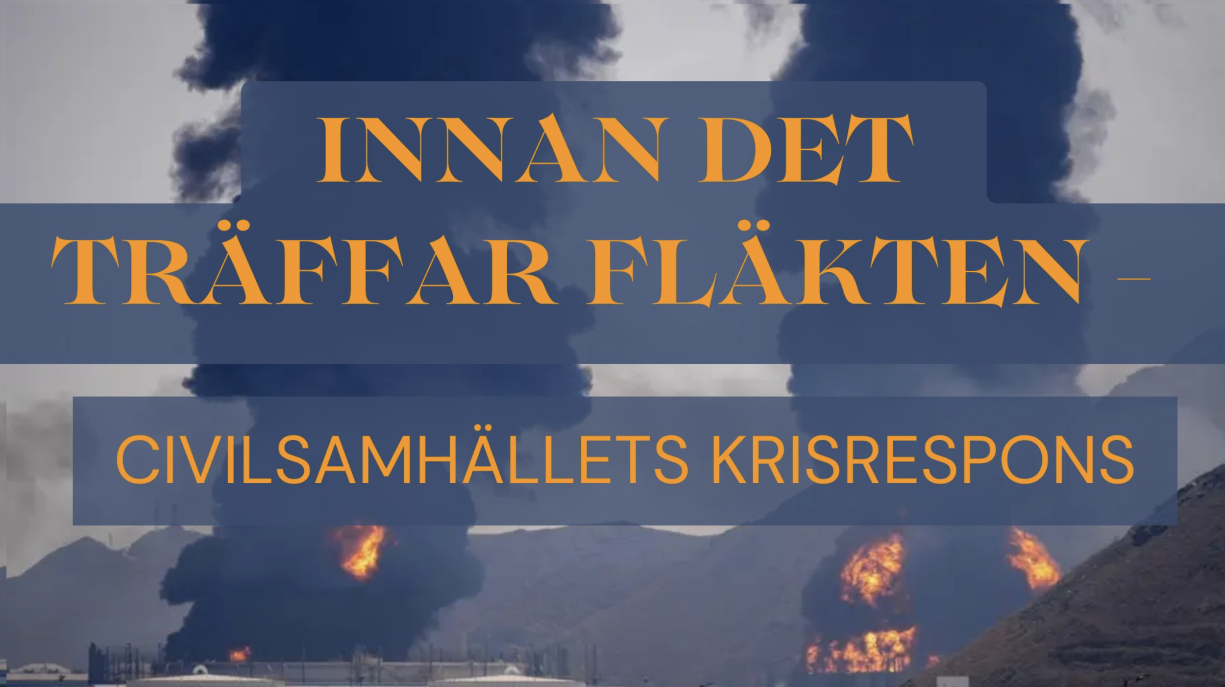 Webbinarieserie: Civilsamhällets krisrespons