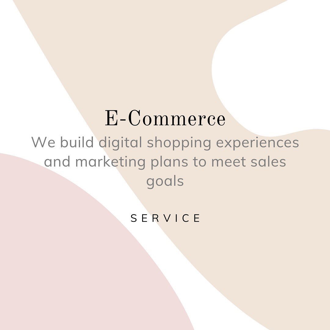 🛒: We build digital shopping experiences and marketing plans to meet sales goals. #ecommerce #ecommercedevelopment #woocommerce #wordpress #shopify #stripe