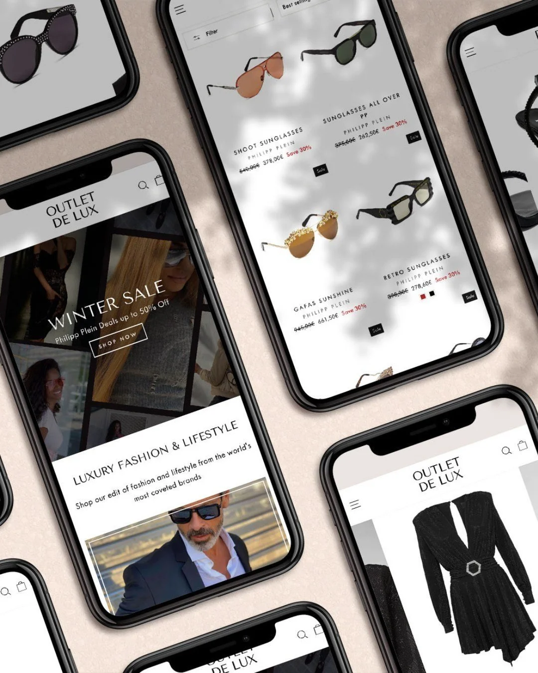 🛍️ Outlet De Lux | Alta Moda, es una tienda outlet de marcas exclusivas, especializada en ofrecer productos de alta calidad a precios excepcionales.

💻 Migramos su tienda online de Prestashop a Shopify, optimizando la gesti&oacute;n y escalabilidad