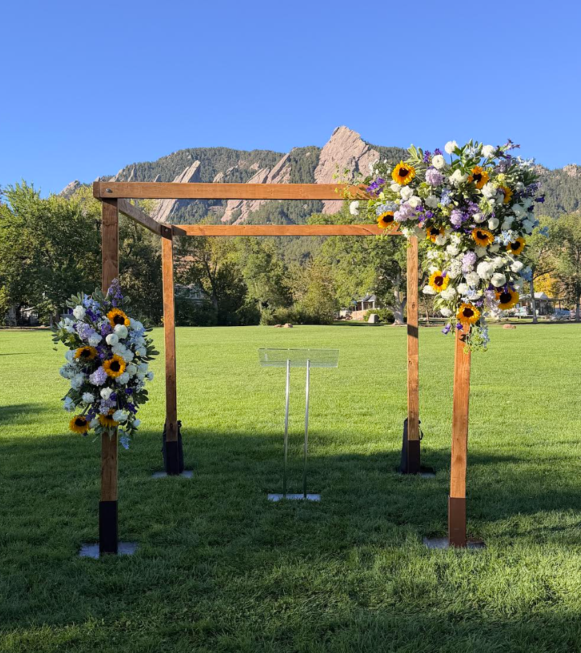 Dark Cedar Chuppah