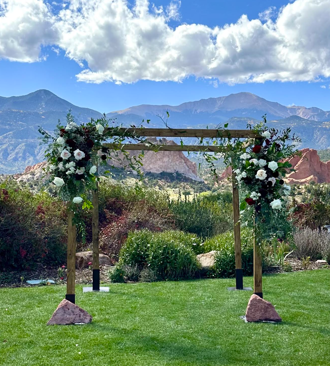 Dark Cedar Chuppah