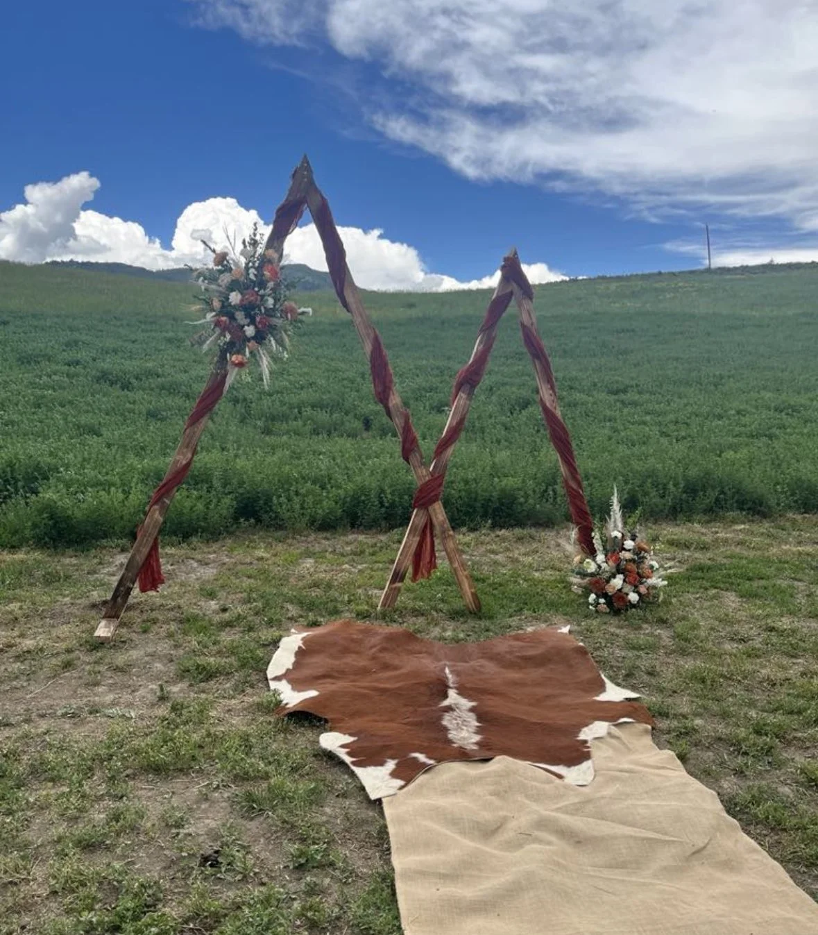 A-Frame Mountain peak arch
