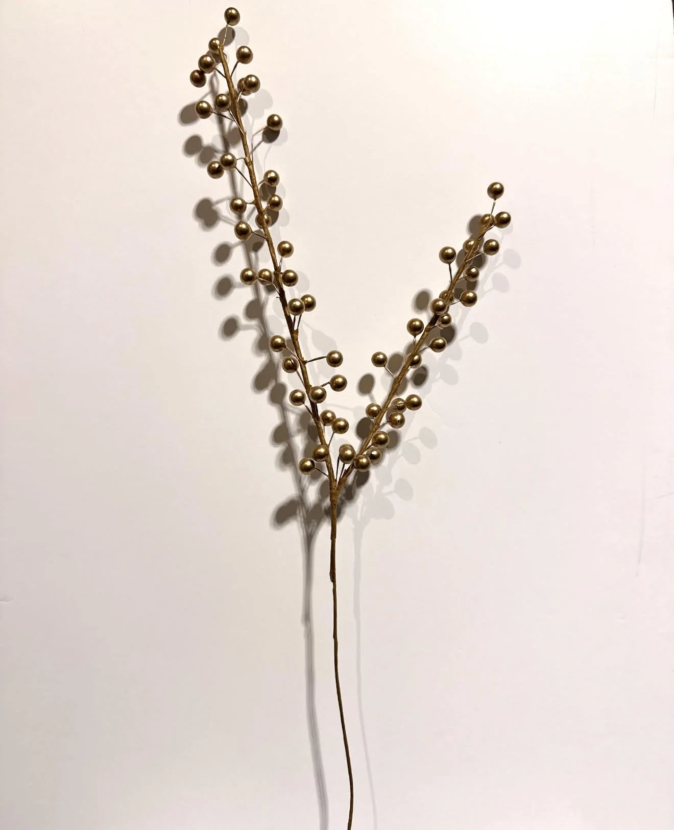 25. Gold Bead Stems (50)