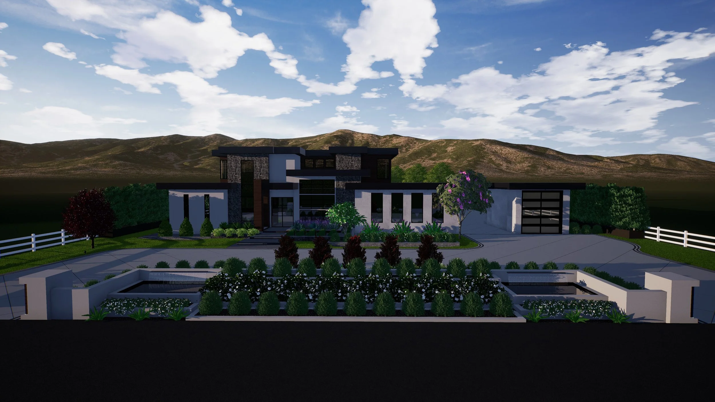 Contemporary Family Estate on 2-Acres in Gilbert