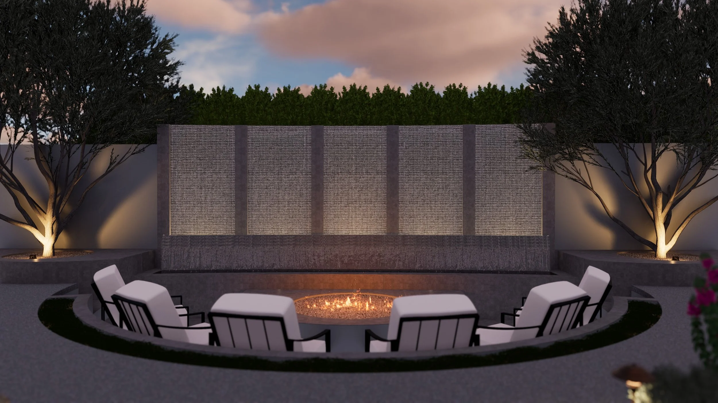 Botanical Retreat with Grand Water Feature in Gilbert