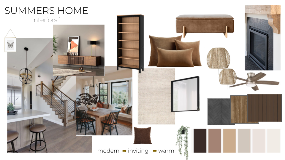 Summers Home: Living Room Earthy Tone