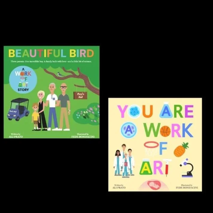 You Are a Work of ART and Beautiful Bird Duo