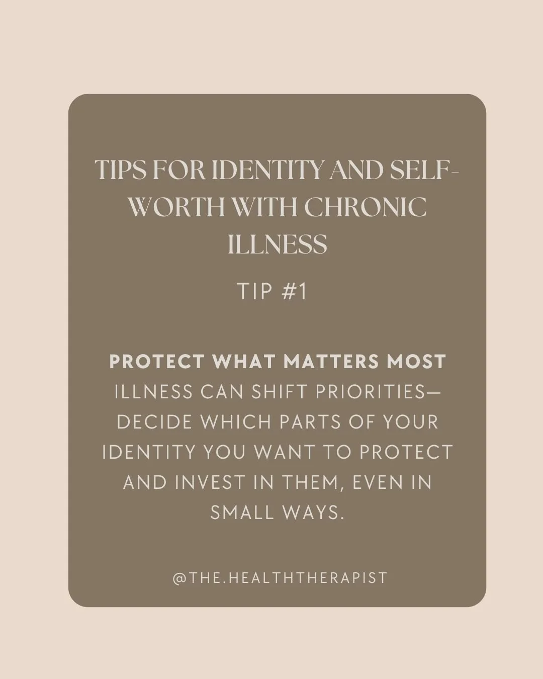 #chronicillness #chronicillnesslife #chronicillnesswarrior #spoonielife #spooniecommunity #chronicillnesssupport #invisibleillness #autoimmunedisease #chronicpain #mentalhealth #mentalhealthawareness #selfworth #selfesteem #selfcompassion #identity #