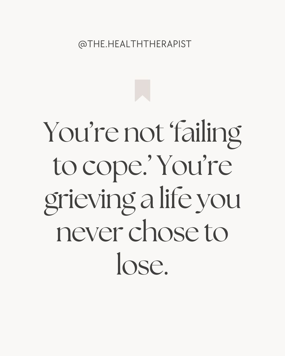 Chronic illness grief is real, valid, and deserving of compassion. You&rsquo;re not failing &mdash; you&rsquo;re grieving. 💛
#chronicillness #chronicillnessgrief #thehealththerapist #spoonielife #invisibleillness #ambiguousloss #chronicillnessmental
