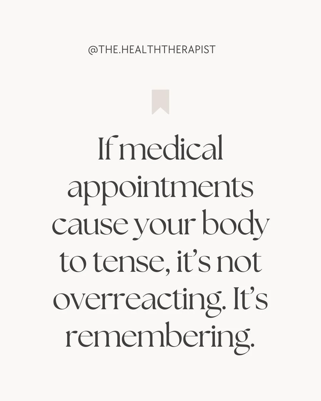 Medical trauma leaves imprints the body doesn&rsquo;t forget. Your reactions make sense &mdash; they come from lived experience. 💛
#medicaltrauma #chronicillness #thehealththerapist #traumainformedcare #invisibleillness #chronicillnesscommunity #min