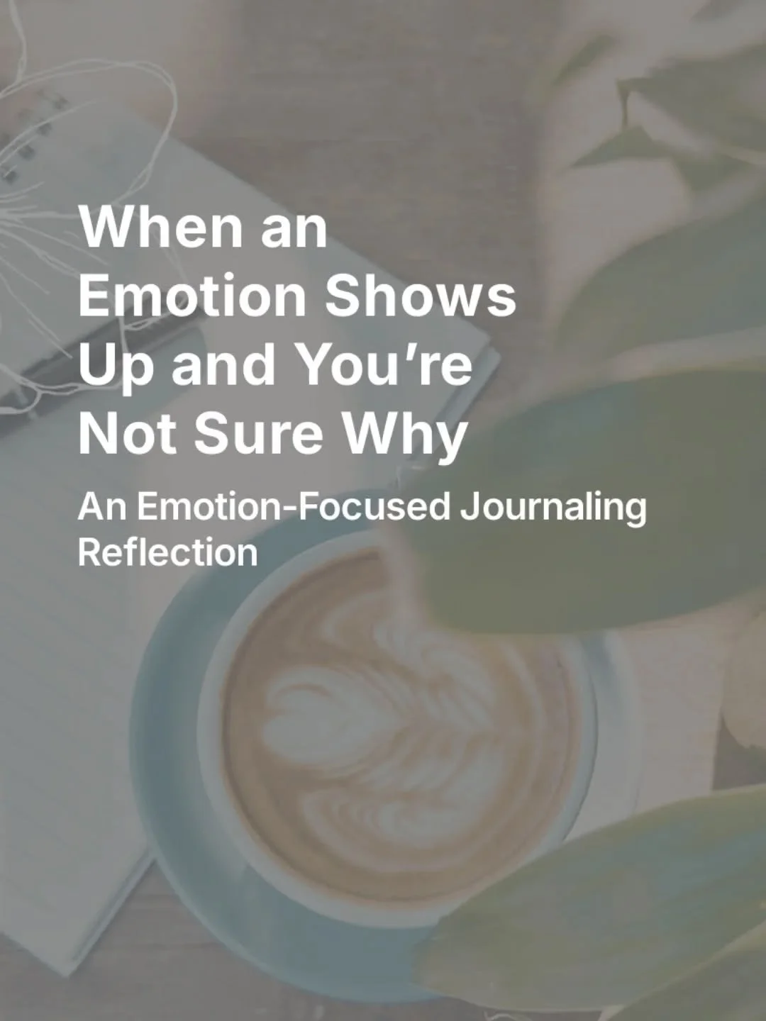 Sometimes an emotion shows up without an explanation.
I wrote about a journaling practice that helps me slow down, listen, and respond with more intention.
New post on Substack &mdash; link in profile.