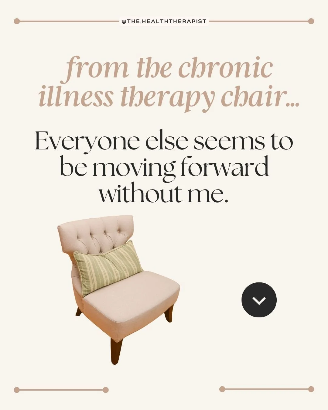 Chronic illness often forces a different pace &mdash; one that doesn&rsquo;t match the speed of the world around you.
It&rsquo;s easy to feel left behind when your energy, time, and capacity look different.
But moving slowly is not the same as not mo