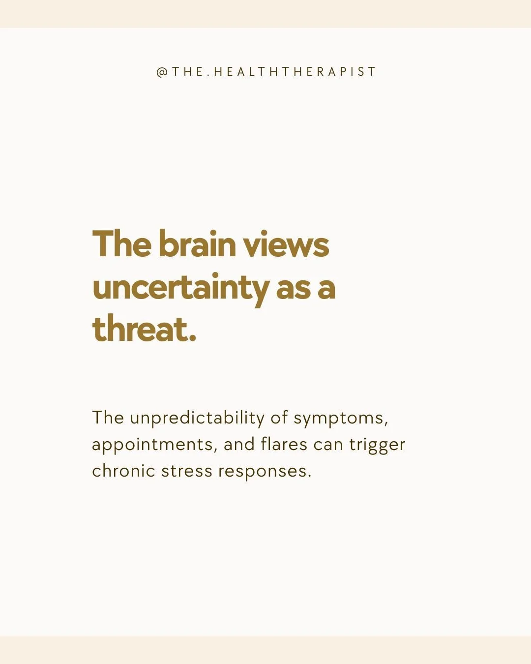 Uncertainty is hard for every brain&mdash;but when you live with chronic illness, so much of life is uncertain: test results, flares, work capacity, social plans. Your brain may respond with anxiety, planning overdrive, or shutdown, not because you&r