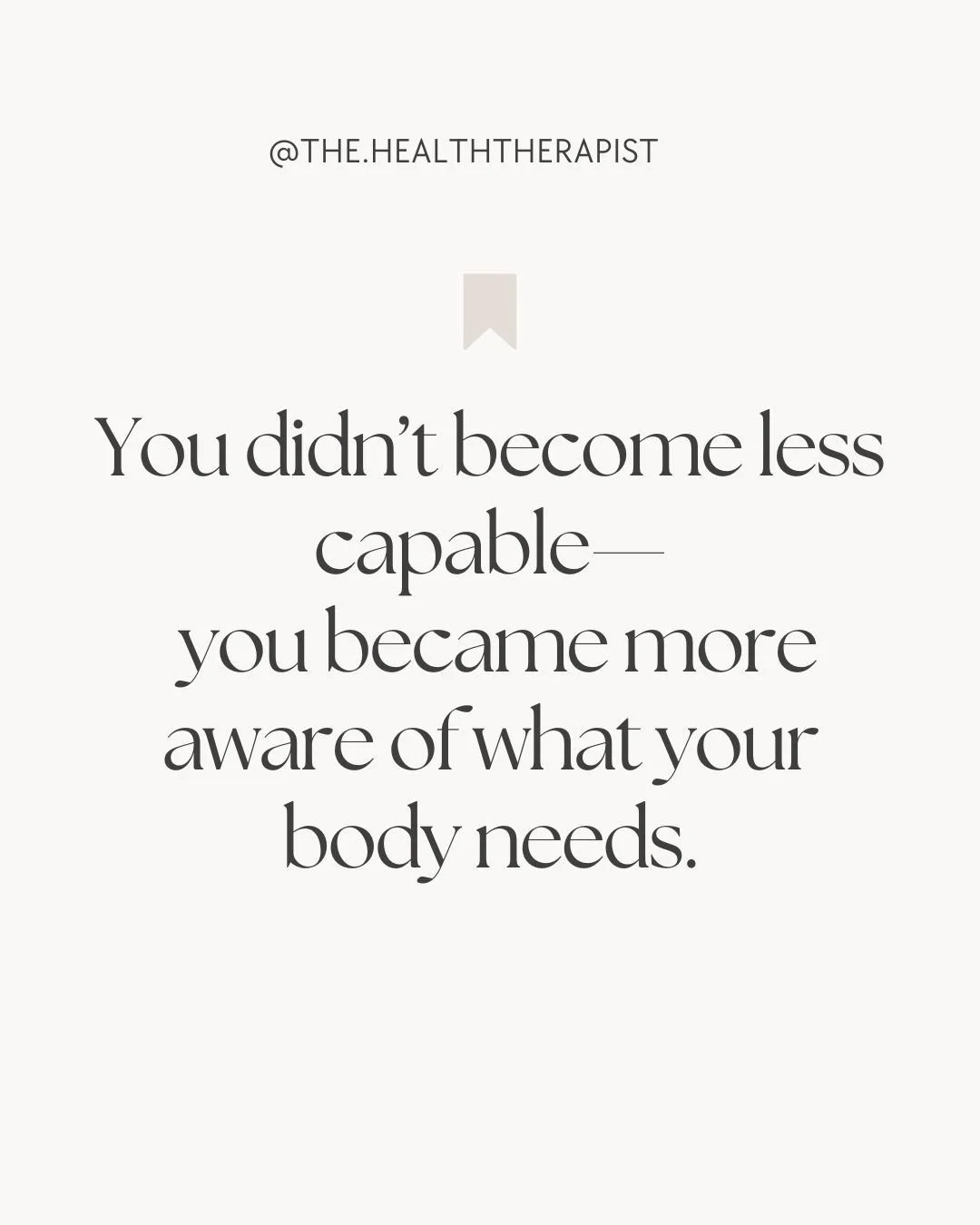 It can feel like you&rsquo;ve lost something&mdash;capacity, energy, independence.

But sometimes what&rsquo;s actually changed is your awareness.

You&rsquo;re noticing your limits more clearly.
You&rsquo;re learning what your body needs to function