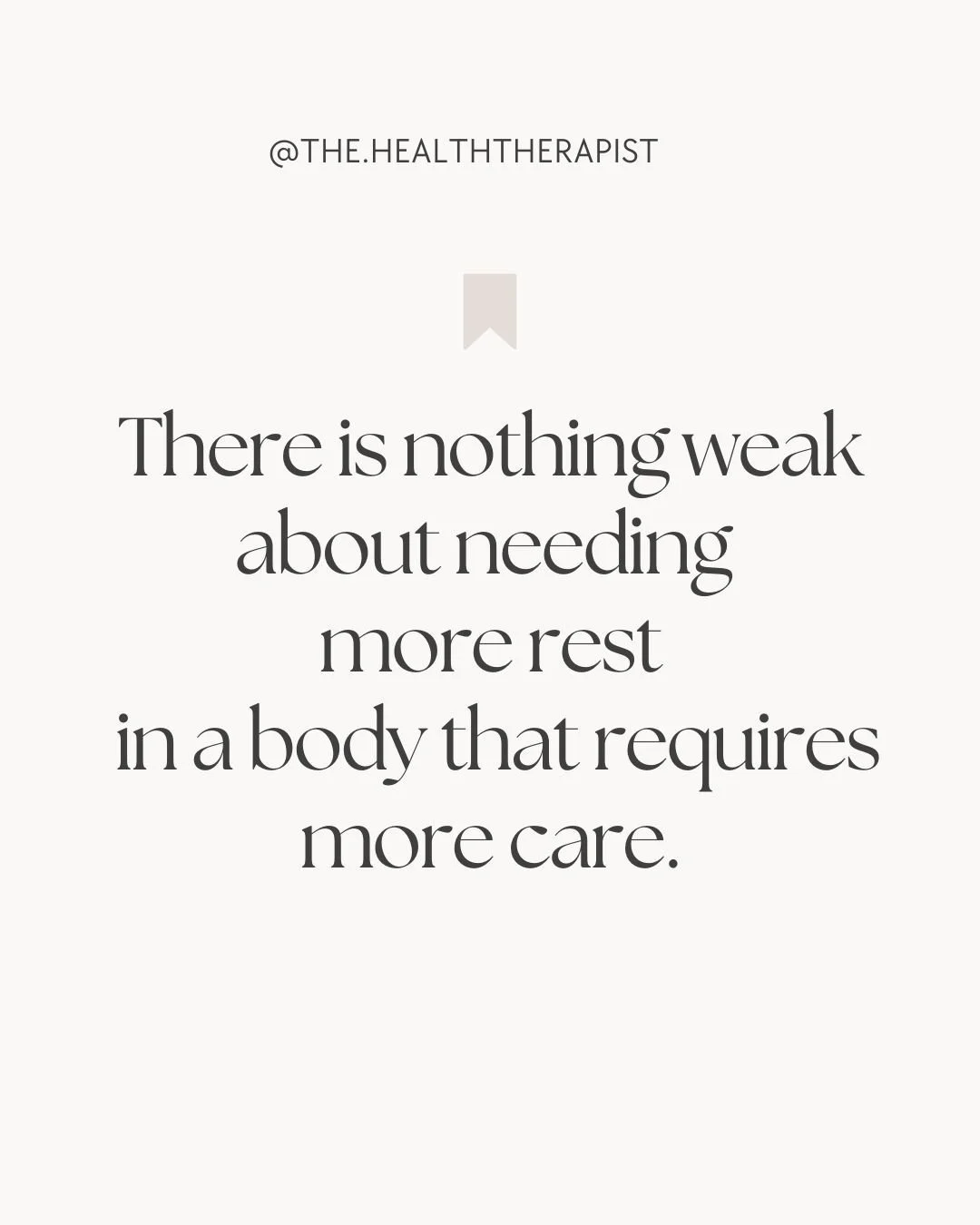 Rest often gets misunderstood.

In a world that values productivity, needing more rest can feel like falling behind.

But when your body requires more care,
rest isn&rsquo;t optional&mdash;it&rsquo;s part of how you support yourself.

There&rsquo;s n