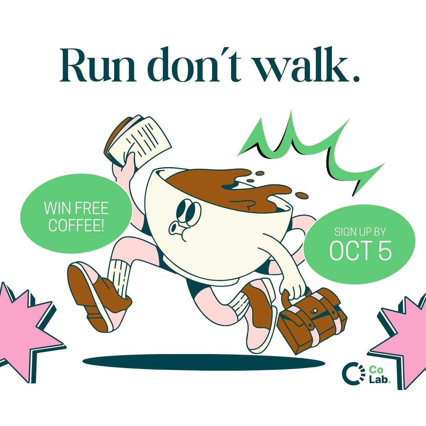 Don’t miss your shot at a @starbucks gift card!!☕️ ☕️ 
🏃🏃‍♀️🏃‍♂️ QUICK! Sign up for CoLab at app.colab.education by October 5th and be entered to win! 
#colabeducation #teacherlife #teacherresources #ontarioteacher #canadateacher #