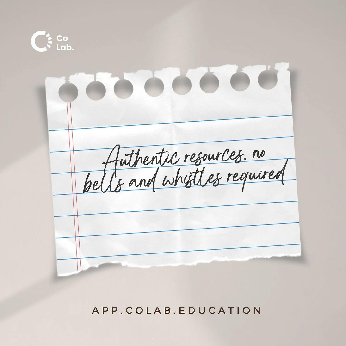 When you leave teachers’ college and lesson plans aren’t 7 pages long, they’re 3 bullet points on a sticky note 🤓 IYKYK
Resource sharing on @colab.ed is built for teachers to share all sorts of resources in all kinds of ways!
Fro
