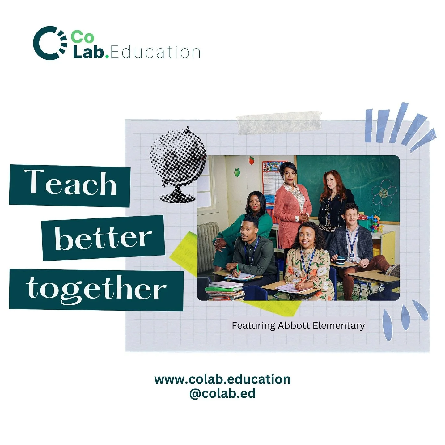 It’s an @abbottelemabc takeover!!! 🍏
We’re going to share clips of what you can gain from @colab.ed with the help of the educators from the hit tv show! 
And just for fun, we’re organizing a bracket to find out who the ultimate @
