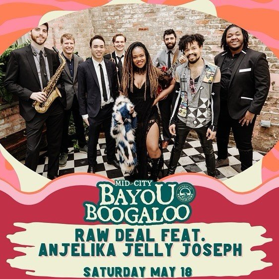 We can&rsquo;t wait to play @thebayouboogaloo next month!! We will be there on Saturday may 18 alongside @therealgza @chali_2na and many more!!! #bayouboogaloo #rawdealnola