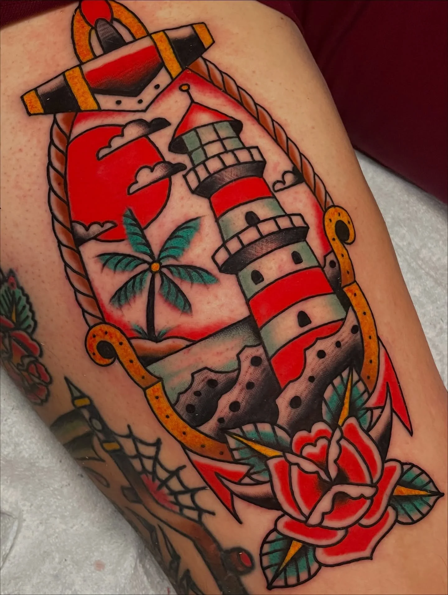 Fun addition to Todd&rsquo;s leg! Thanks for always getting cool stuff! Super excited how it&rsquo;s all coming together. DM to book, call the shop, or walk in! I accommodate all sizes and styles at fair rates. Don&rsquo;t hesitate! Send me a DM and 