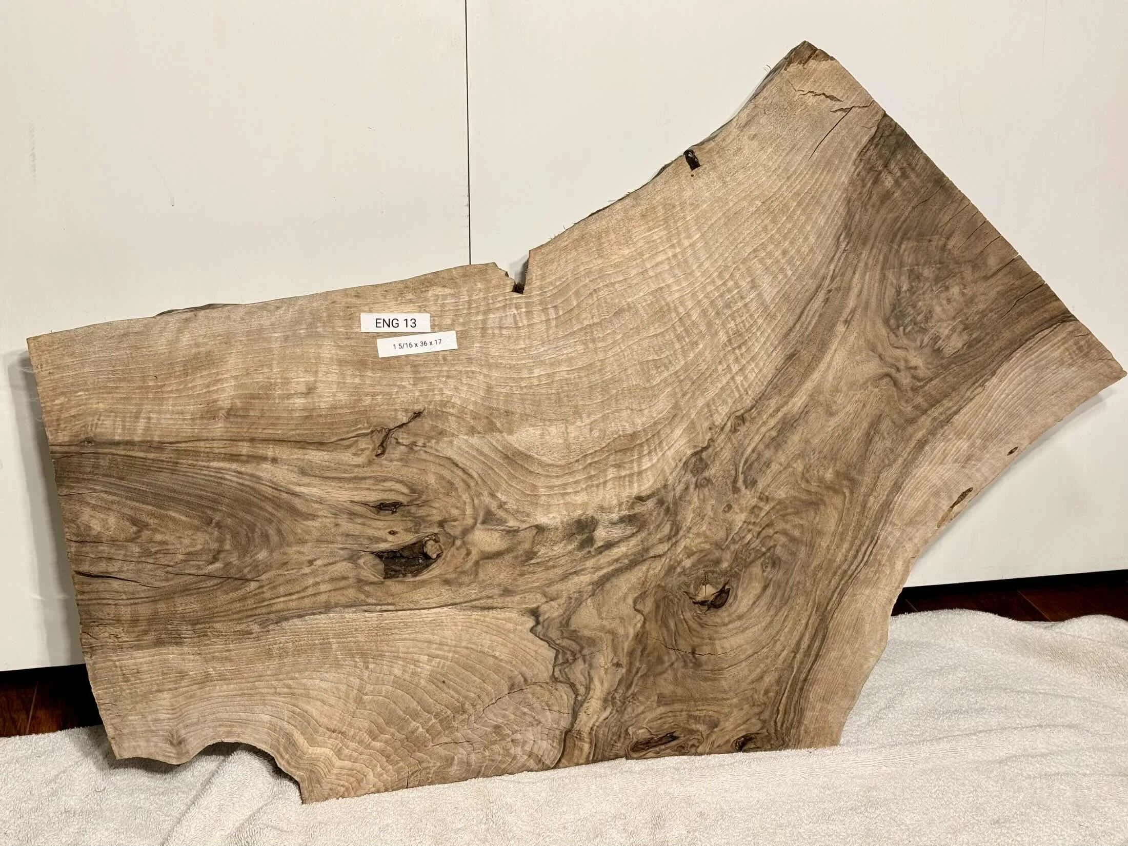 Premium English Walnut Slab - 1.6” x 36” x 17”