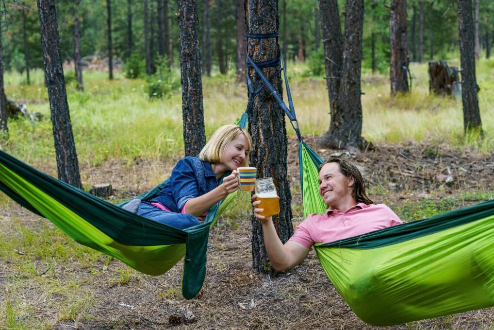 Alla and Garrett and The Hohnstead Glamping Cabins near Missoula, Montana