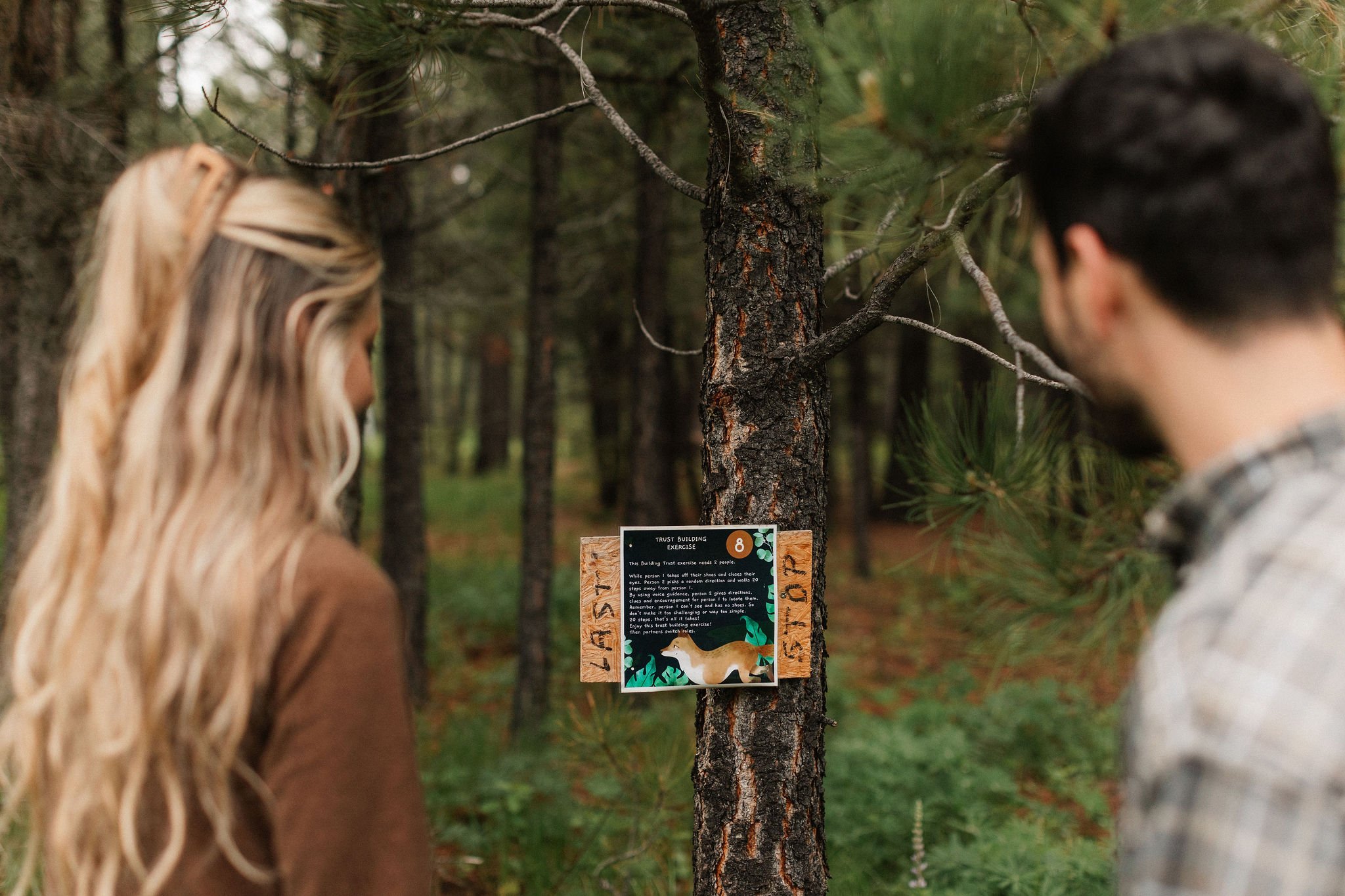 Take part in "Path to Reconnect to Your Senses" Activity in the woods.