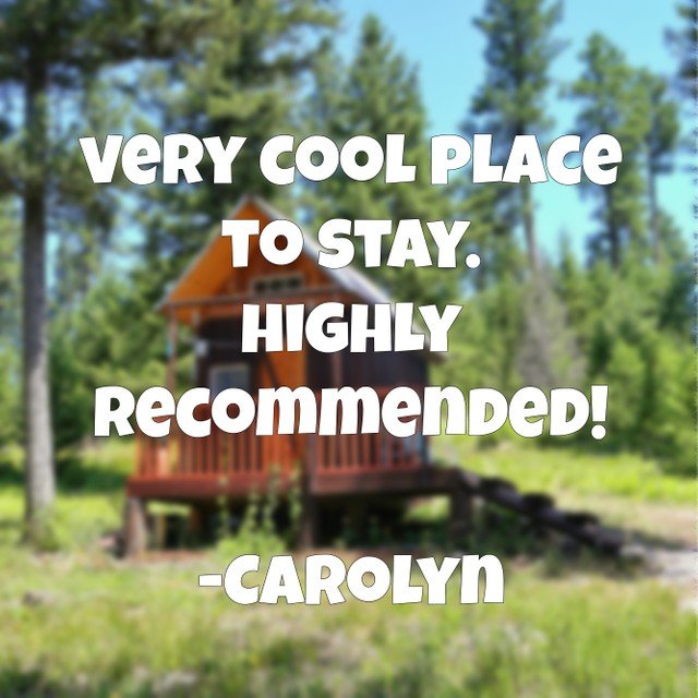 Guest Reviews at The Hohnstead Glamping Cabins Resort near Missoula, Montana