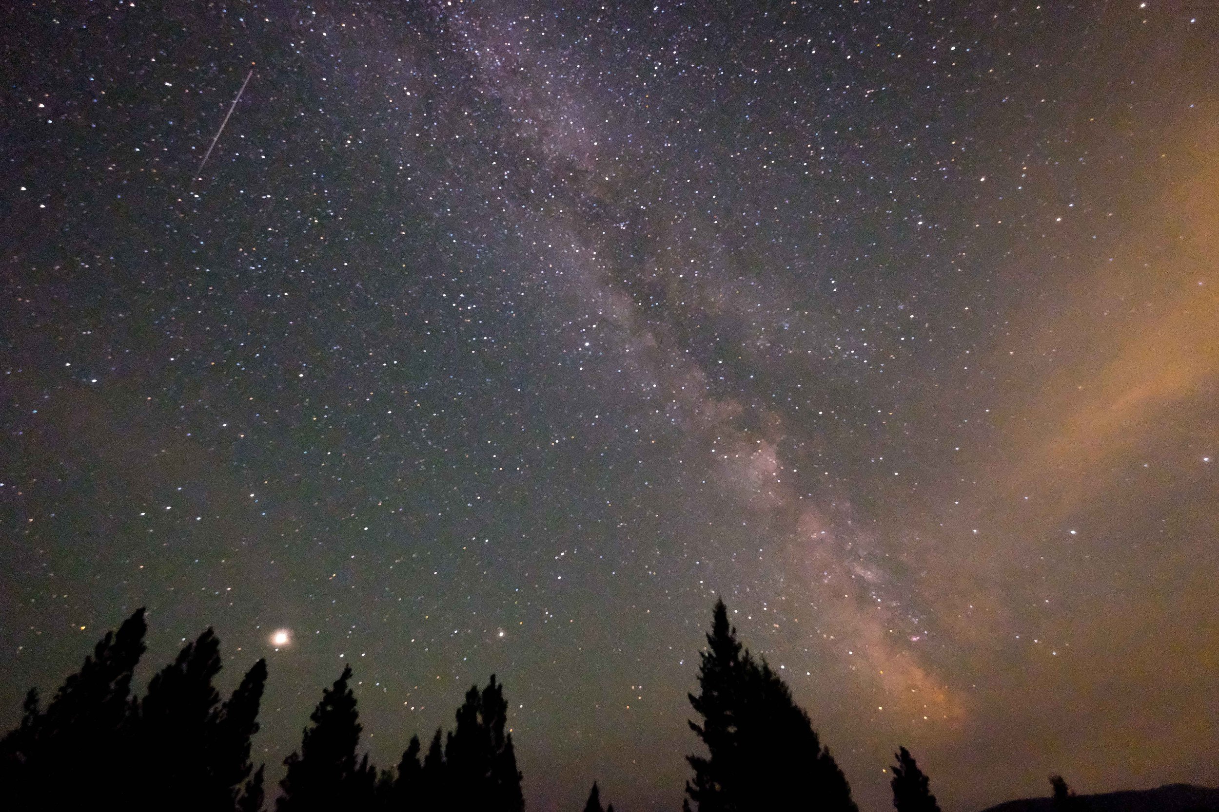 Stargazing and viewing the Milky Way are easy to do from inside or outside your cabins.