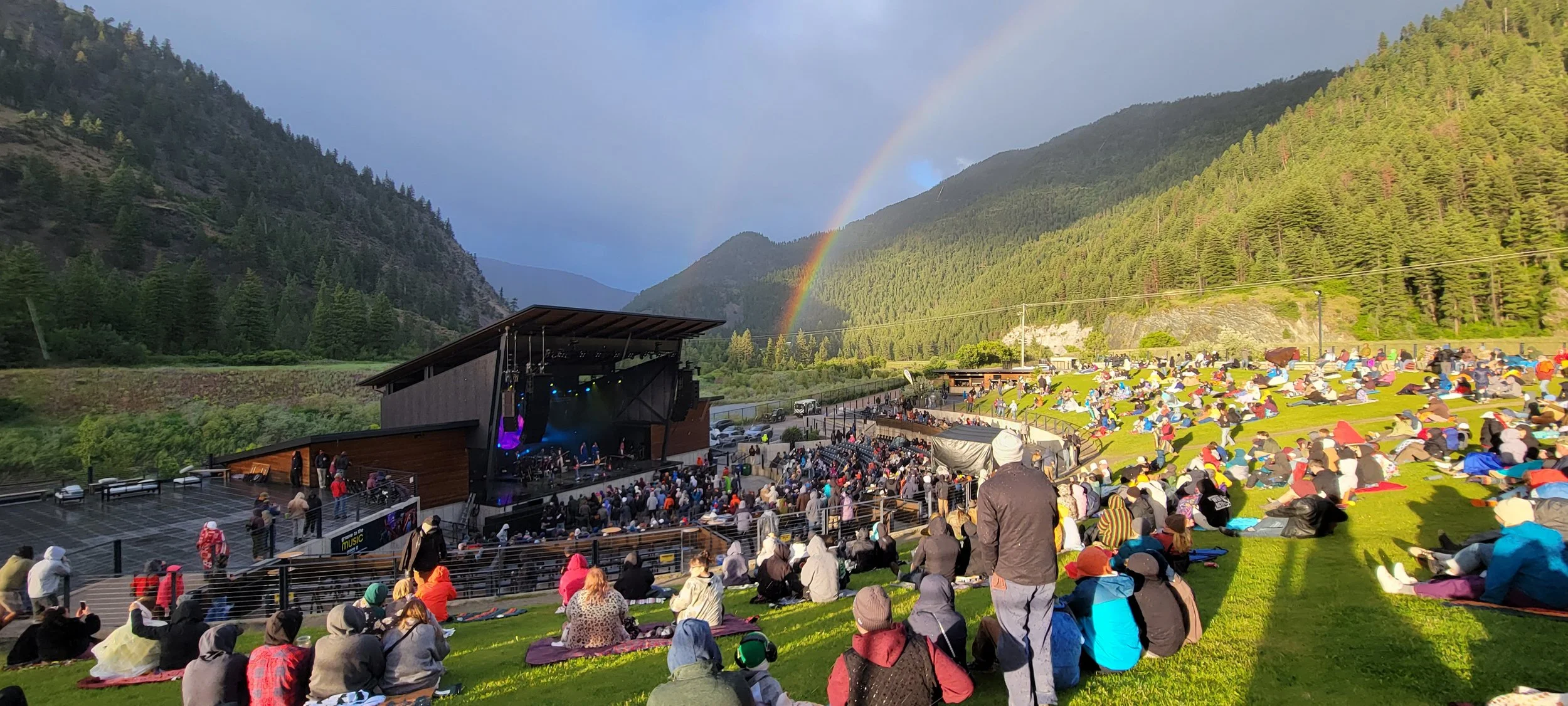 Kettlehouse Amphitheater near The Hohnstead near Missoula Montana