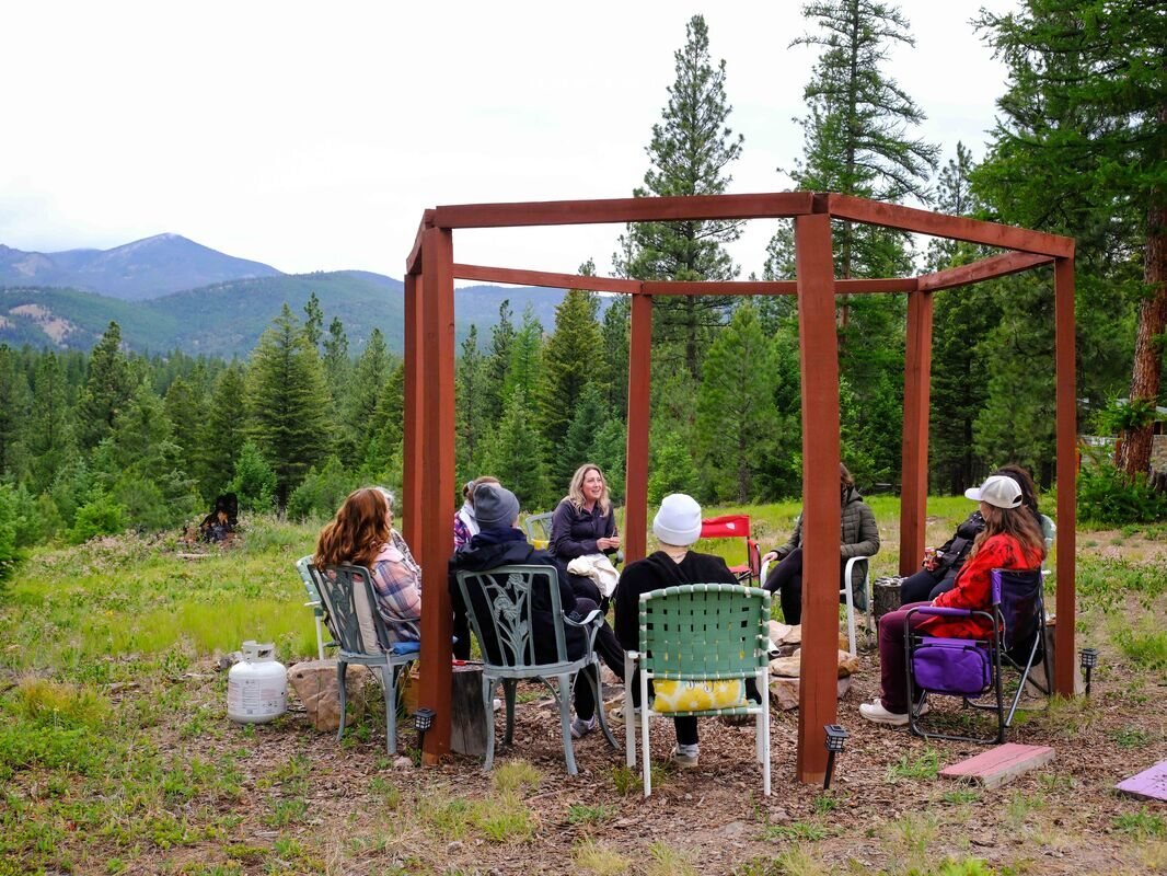 Women's Retreat at The Hohnstead Glamping Cabins near Missoula Montana.jpg