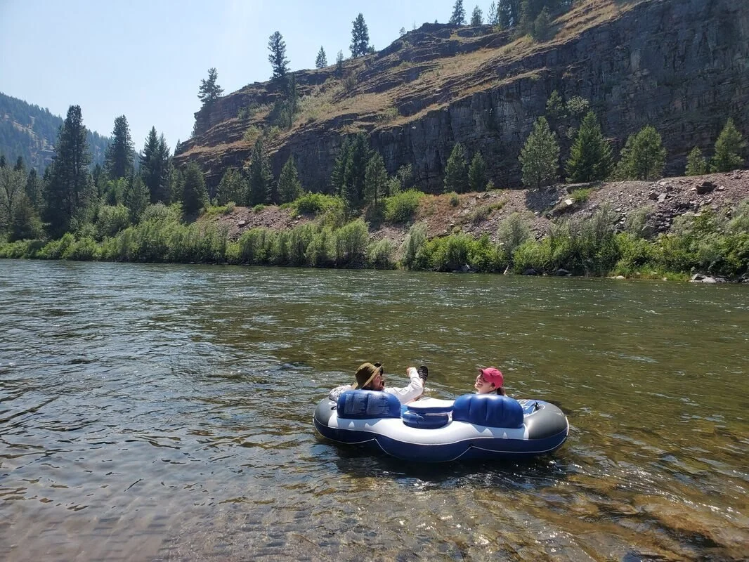 Floating The Blackfoot River near Missoula, Montana