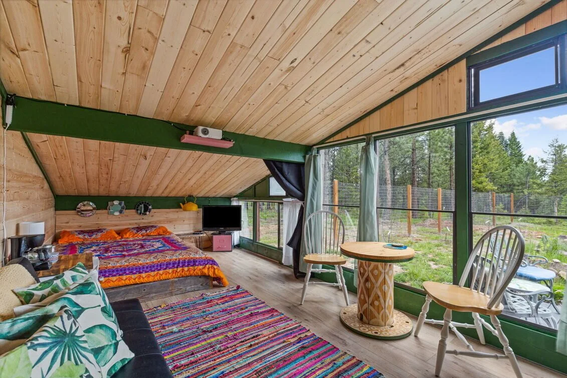 Shed Glamping Cabin near Missoula, Montana