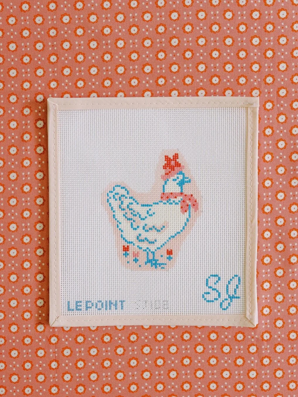My needlepoint canvases with @lepointstudio are now live! 
.
.
.
.
.
illustration | illustrator | artist | art | color palette | designer | color inspiration | needlepoint