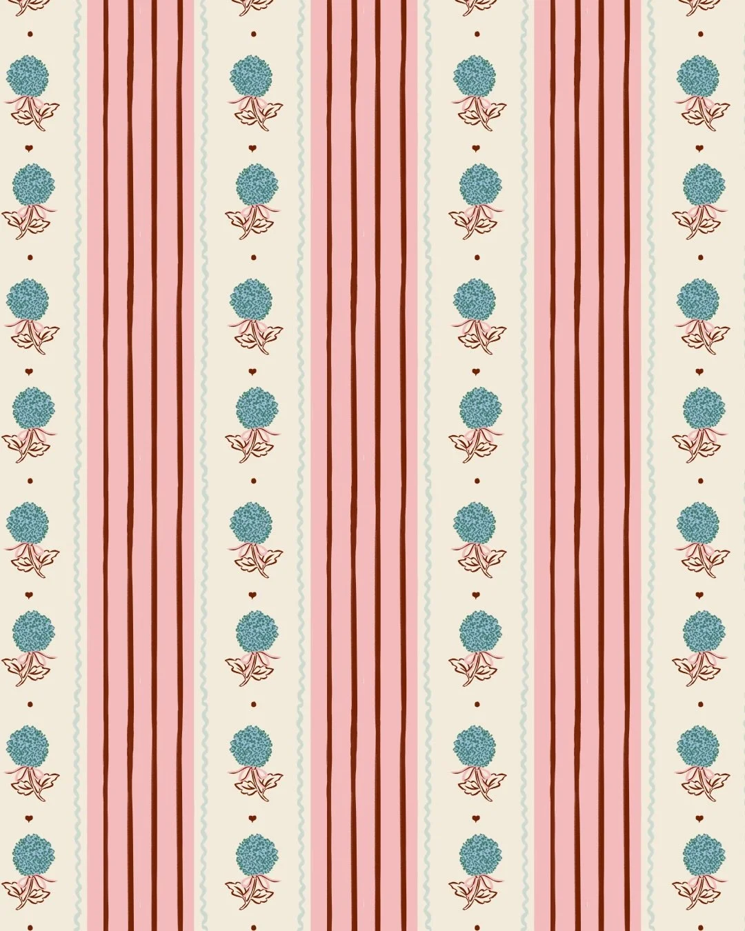 New hydrangea pattern and I can&rsquo;t decide&hellip; pink or green?
Which one do you like better?

#hydrangea #patterndesign #surfacepatterndesign #textiledesign #floralpattern