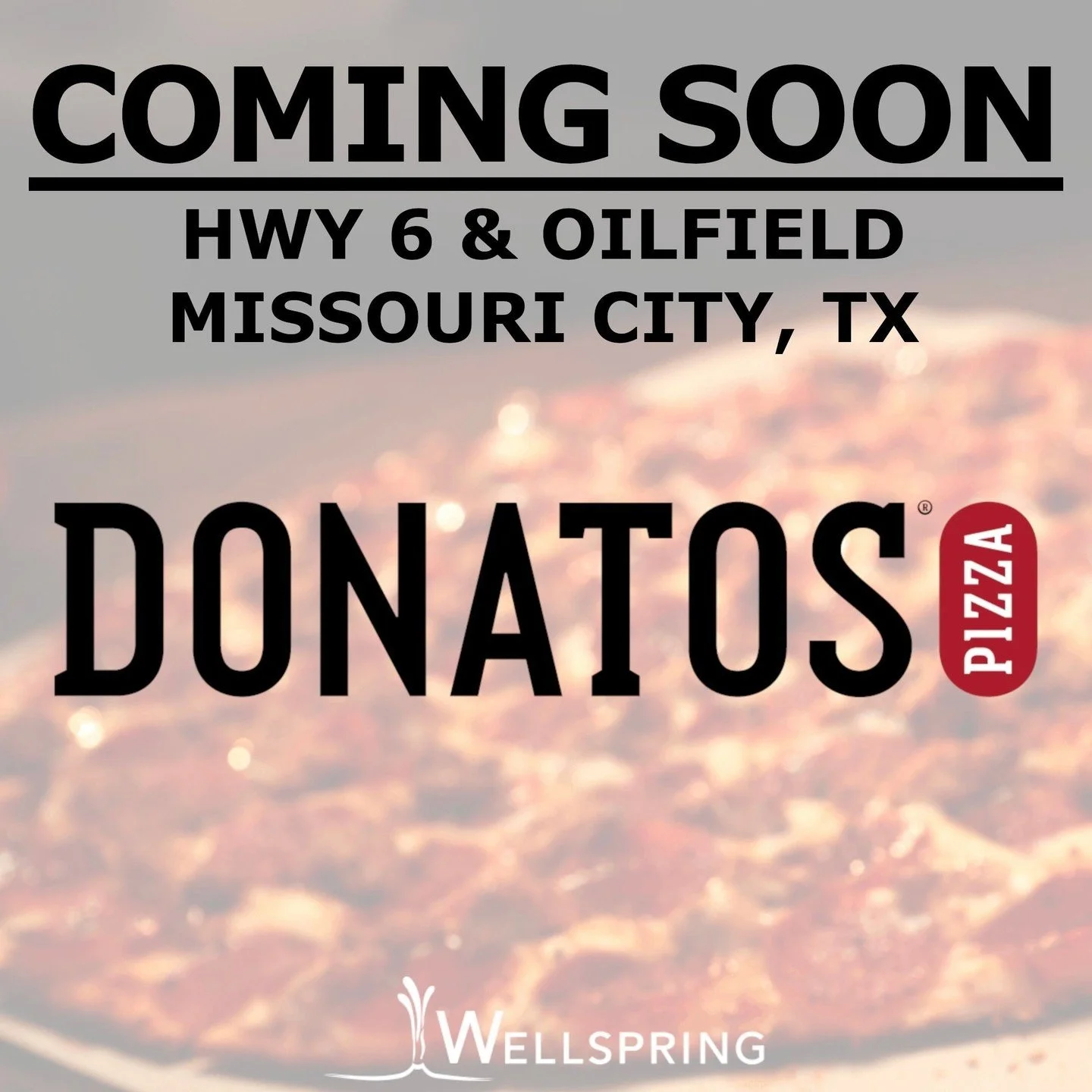 Donato&rsquo;s Pizza continues the quest to cover the market from Edge to Edge, just like their toppings! Another new location is popping up soon, this time in Missouri City, Texas at Hwy 6 &amp; Oilfield Rd (Rocky Creek).

John Nguyen with J Hunter 